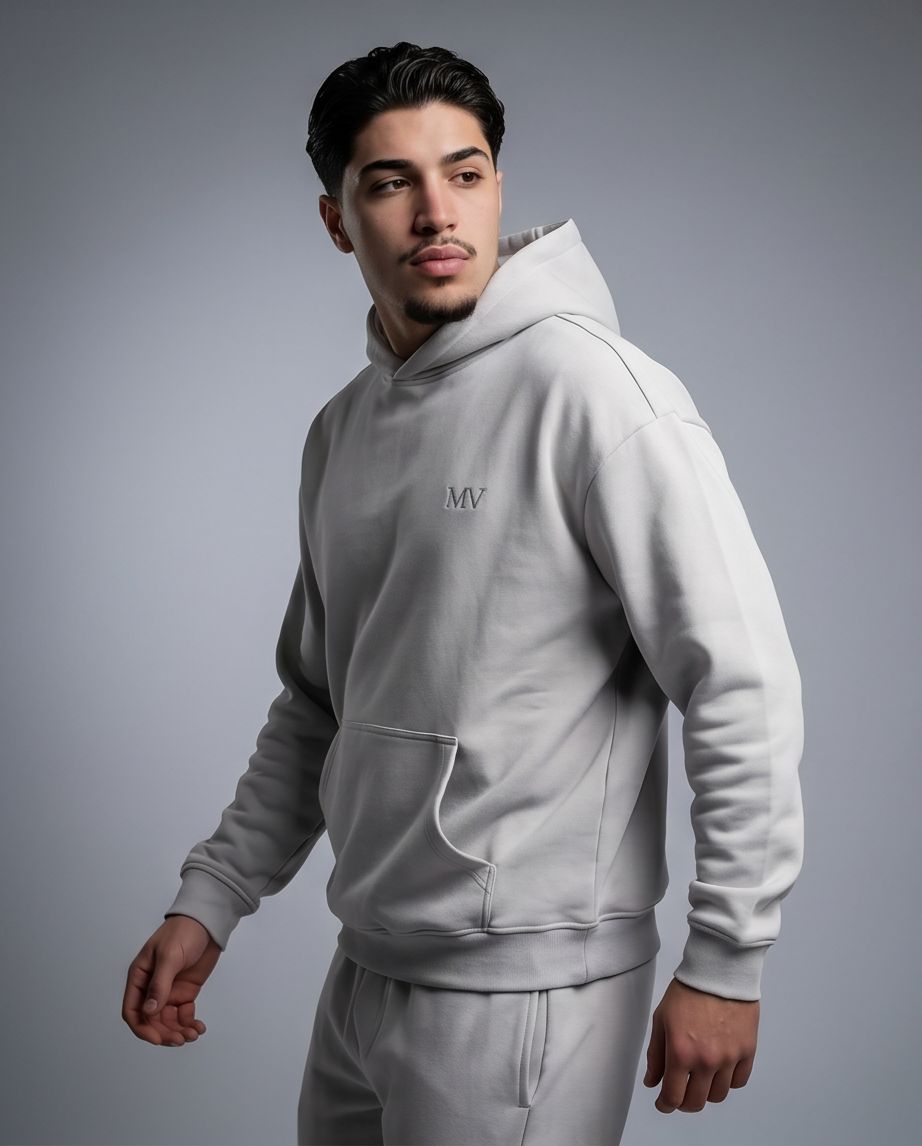 MV Essential Hoodie - Light Grey