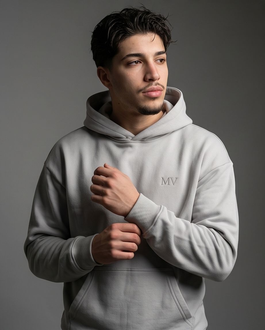 MV Essential Hoodie - Light Grey
