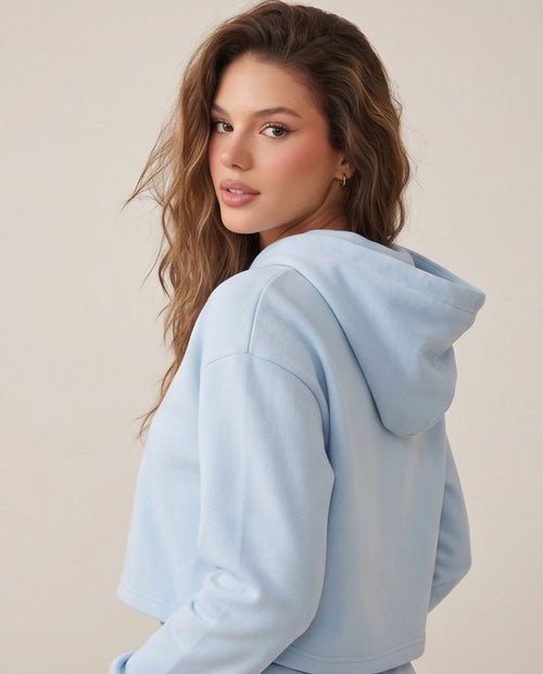 MV Essential Hoodie – Baby Blau