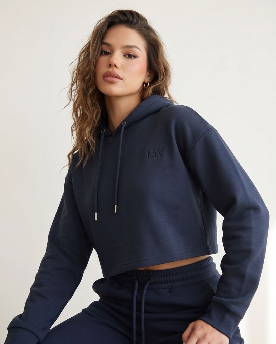MV Essential Hoodie – Dunkelblau