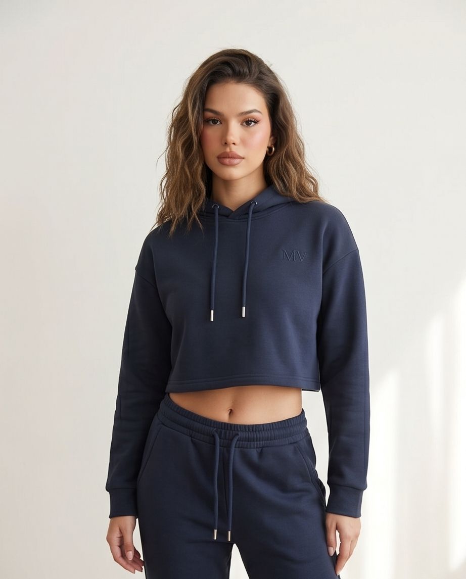 MV Essential Hoodie – Dunkelblau