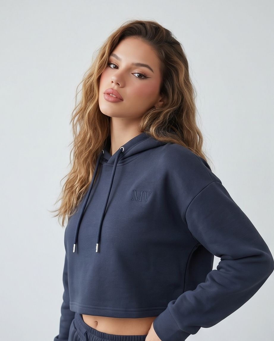 MV Essential Hoodie – Dunkelblau